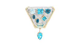 Thumb 14k fusion blue teardrop slide
