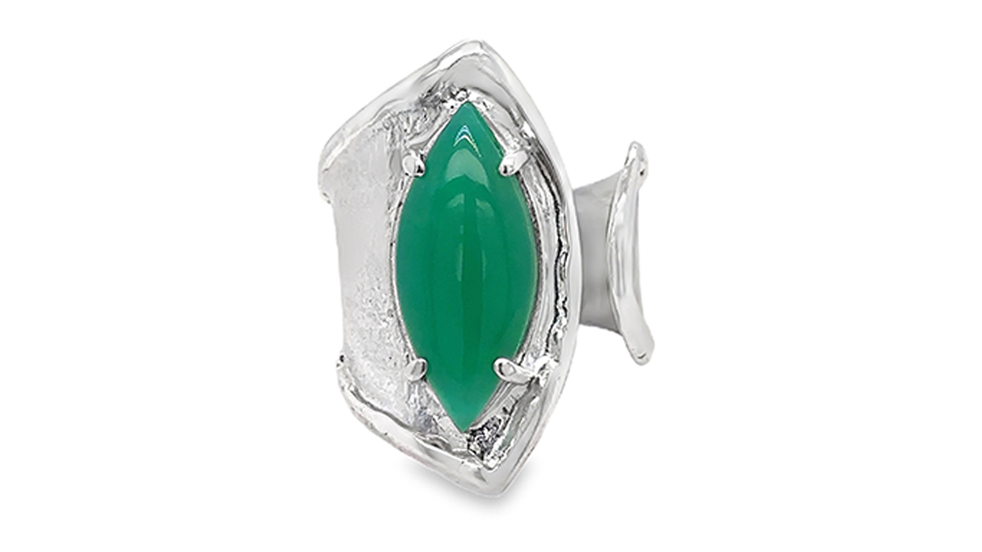 Lg image chrysoprase marquise